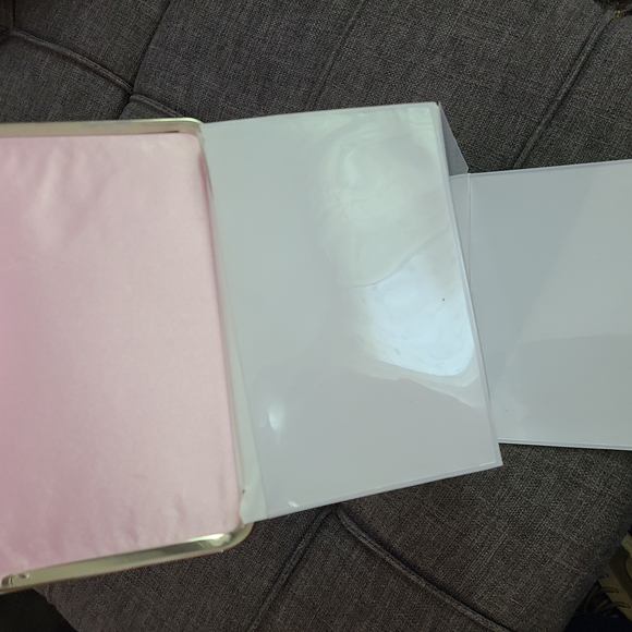 Vtg Pink Croc-Embossed Clutch Photo‎ Album 16 Spots - Picture 10 of 16